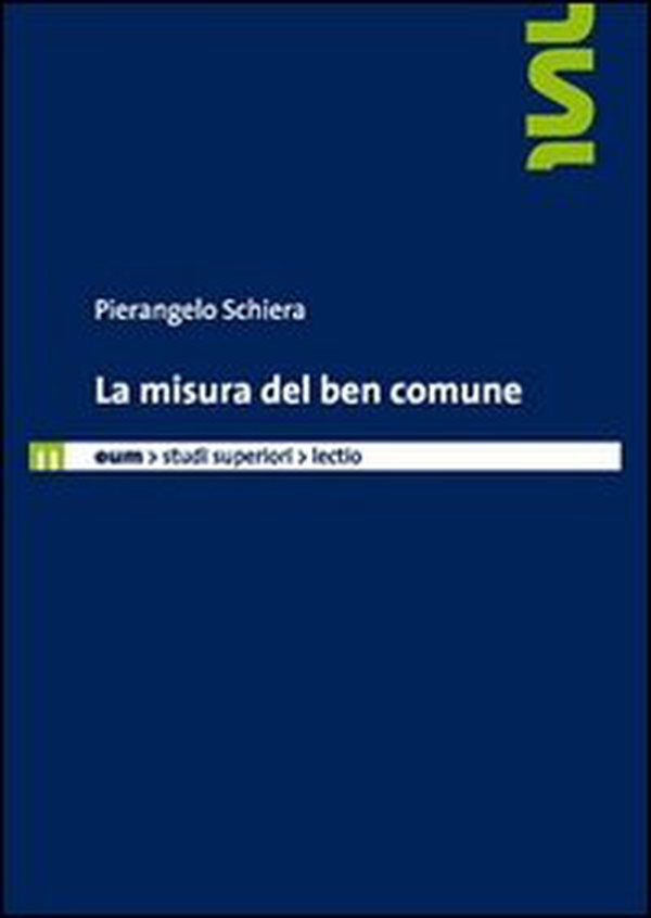 La misura del ben comune - Librerie.coop La misura del ben comune - Librerie.coop