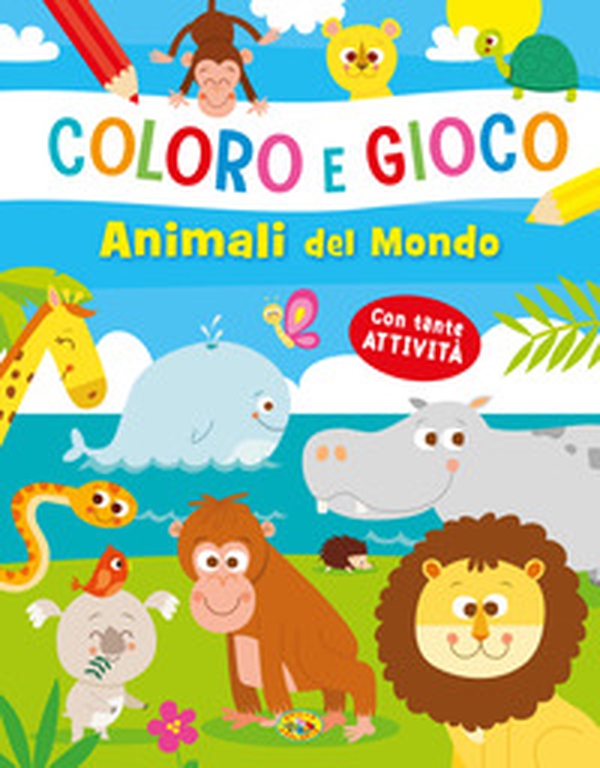 Animali del mondo. Coloro e gioco - Librerie.coop Animali del mondo. Coloro e gioco - Librerie.coop