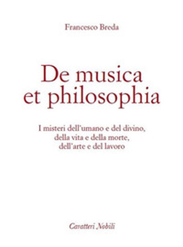 De musica et philosophia - Librerie.coop De musica et philosophia - Librerie.coop