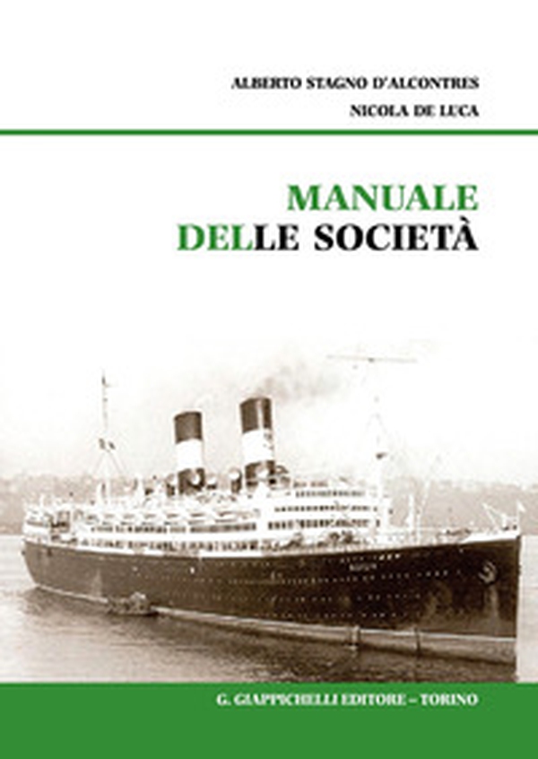 Manuale delle società - Librerie.coop Manuale delle società - Librerie.coop