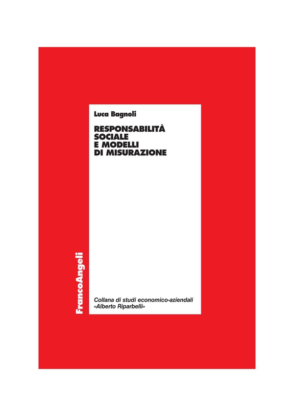Responsabilità sociale e modelli di misurazione - Librerie.coop Responsabilità sociale e modelli di misurazione - Librerie.coop