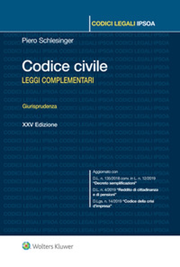 Codice civile. Leggi complementari. Giurisprudenza - Librerie.coop Codice civile. Leggi complementari. Giurisprudenza - Librerie.coop