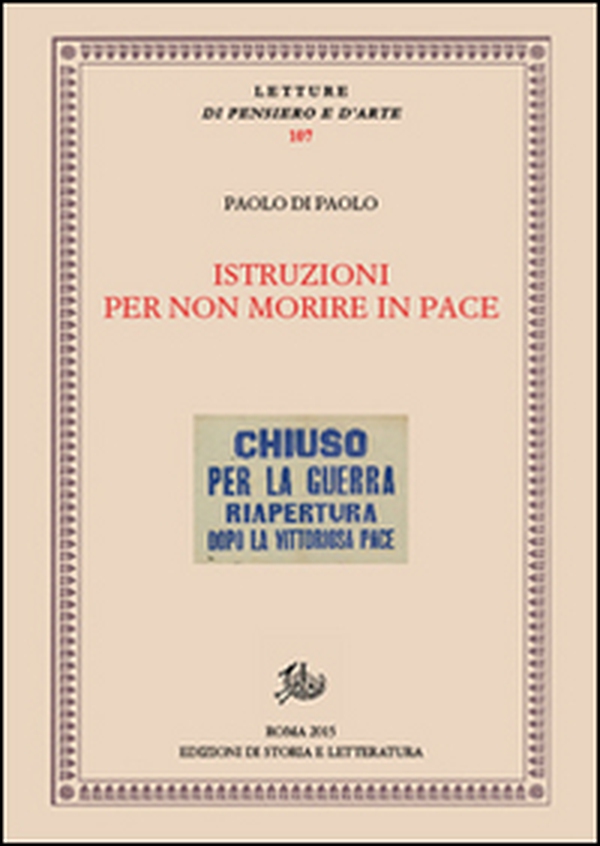 Istruzioni per non morire in pace. Patrimoni, rivoluzioni, teatro - Librerie.coop Istruzioni per non morire in pace. Patrimoni, rivoluzioni, teatro - Librerie.coop