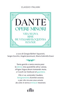 Opere minori: Vita nuova-Rime-De vulgari eloquentia-Ecloge - Librerie.coop
