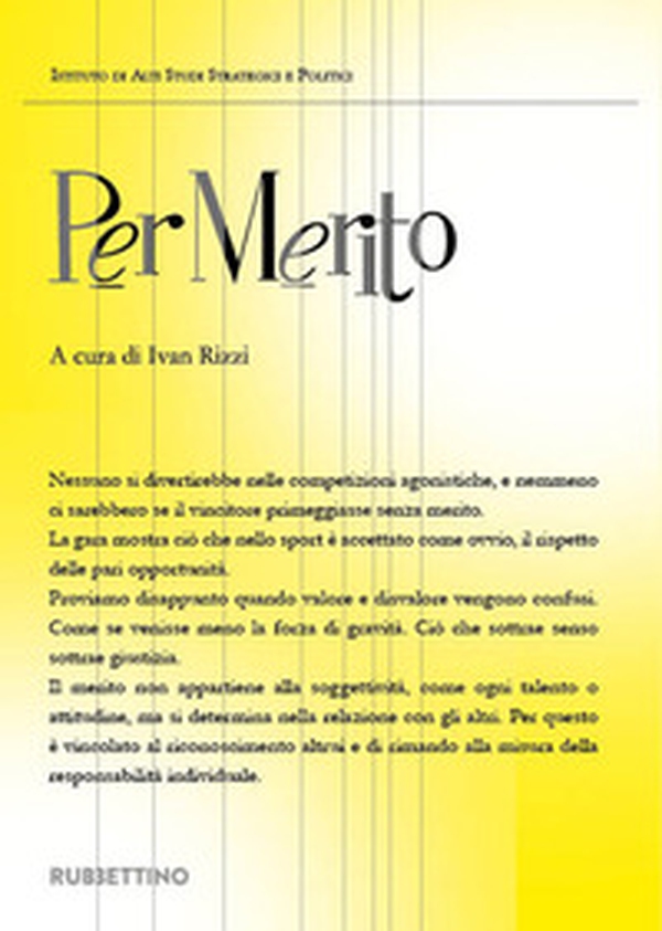 Per merito - Librerie.coop Per merito - Librerie.coop