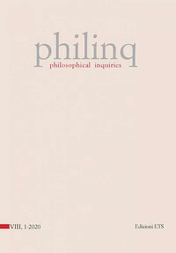 Philinq. Philosophical inquiries - Vol. 1 - Librerie.coop Philinq. Philosophical inquiries - Vol. 1 - Librerie.coop