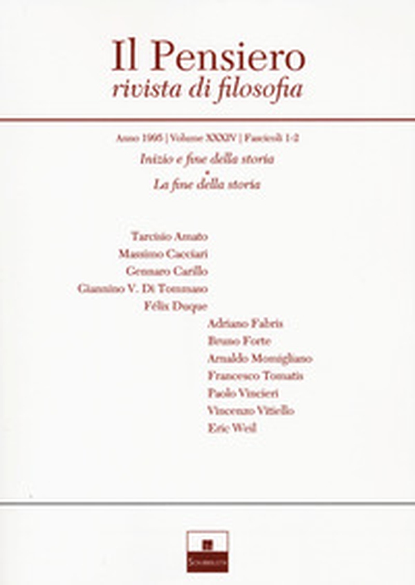 Il pensiero. Rivista di filosofia - Vol. 34 - Librerie.coop Il pensiero. Rivista di filosofia - Vol. 34 - Librerie.coop