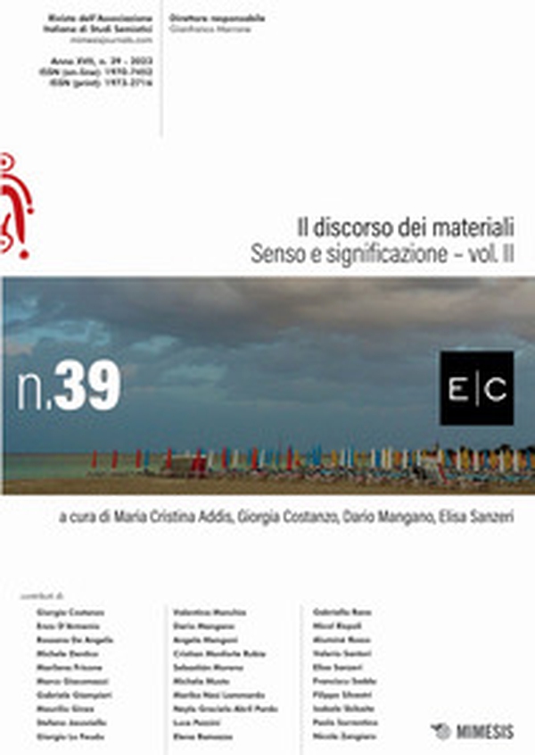 E/C. Rivista dell'associazione italiana di studi semiotici - Vol. 39 - Librerie.coop E/C. Rivista dell'associazione italiana di studi semiotici - Vol. 39 - Librerie.coop