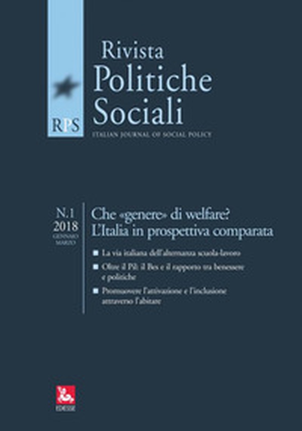 La rivista delle politiche sociali - Vol. 1 - Librerie.coop La rivista delle politiche sociali - Vol. 1 - Librerie.coop