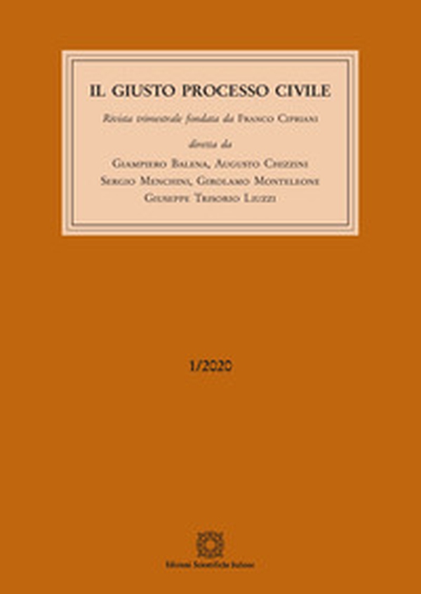 Il giusto processo civile - Vol. 1 - Librerie.coop Il giusto processo civile - Vol. 1 - Librerie.coop