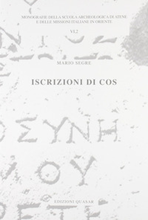 Iscrizioni di Cos - Librerie.coop Iscrizioni di Cos - Librerie.coop