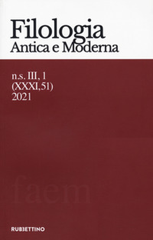 Filologia antica e moderna - Librerie.coop Filologia antica e moderna - Librerie.coop