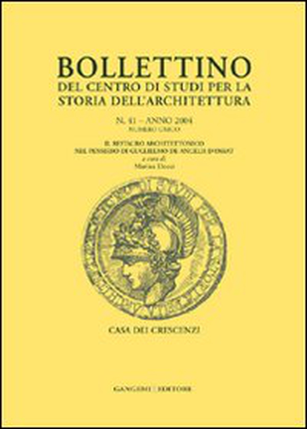Bollettino del Centro di studi per la storia dell'architettura - Vol. 41 - Librerie.coop Bollettino del Centro di studi per la storia dell'architettura - Vol. 41 - Librerie.coop