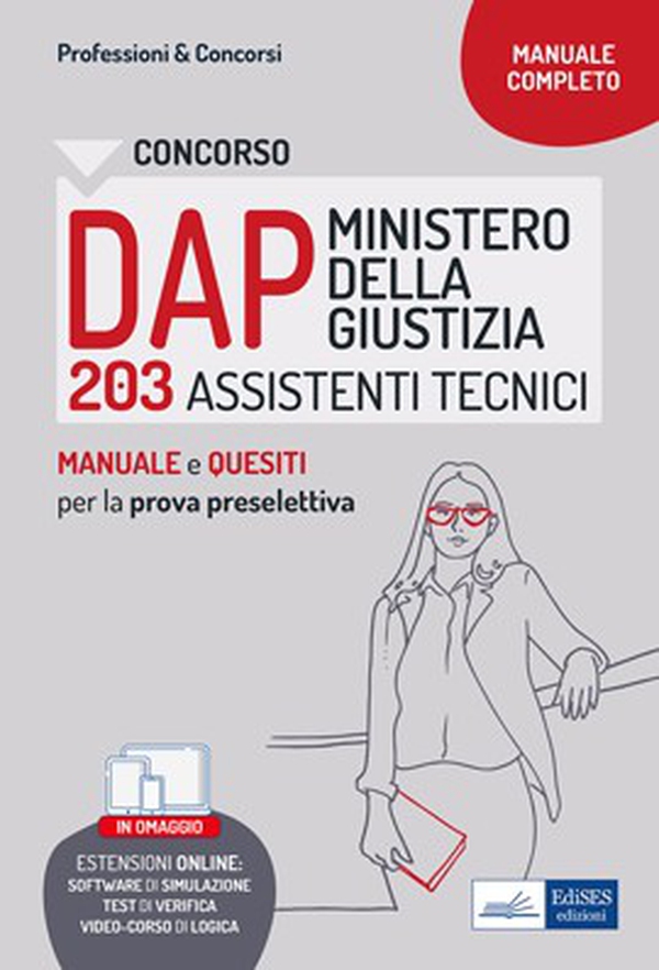 Concorso DAP Ministero della Giustizia - 203 Assistenti tecnici - Librerie.coop Concorso DAP Ministero della Giustizia - 203 Assistenti tecnici - Librerie.coop