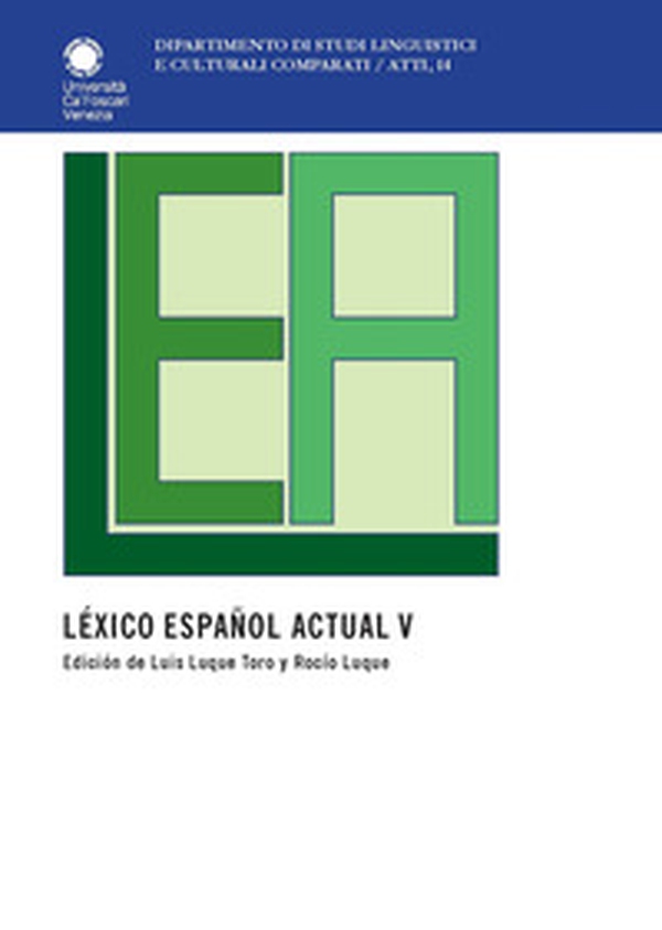 Léxico español. Actual - Vol. 5 - Librerie.coop Léxico español. Actual - Vol. 5 - Librerie.coop