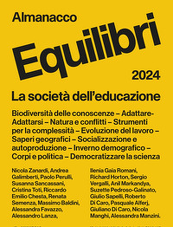 Almanacco equilibri 2024. La società dell'educazione - Librerie.coop Almanacco equilibri 2024. La società dell'educazione - Librerie.coop