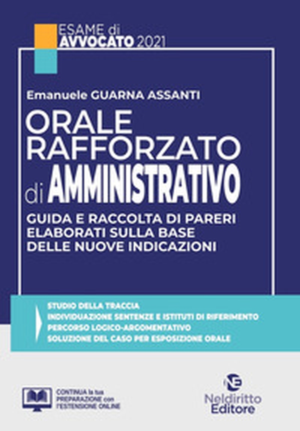 Orale rafforzato di amministrativo. Guida e raccolta di pareri elaborati sulla base delle nuove indicazioni - Librerie.coop Orale rafforzato di amministrativo. Guida e raccolta di pareri elaborati sulla base delle nuove indicazioni - Librerie.coop