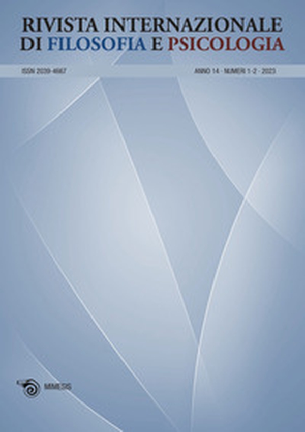 Rivista internazionale di filosofia e psicologia - Vol. 1-2 - Librerie.coop Rivista internazionale di filosofia e psicologia - Vol. 1-2 - Librerie.coop