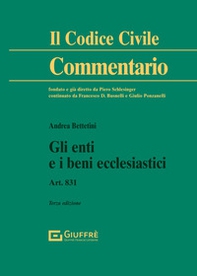 Gli enti e i beni ecclesiastici. Art. 831 - Librerie.coop