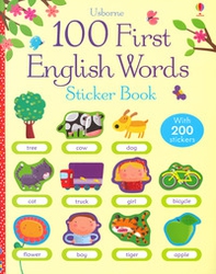 100 first english words. Sticker book - Librerie.coop