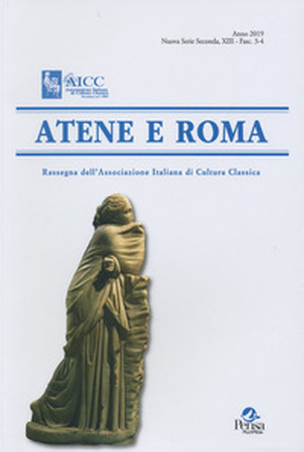 Atene e Roma. Rassegna dell'Associazione italiana di cultura classica - Librerie.coop Atene e Roma. Rassegna dell'Associazione italiana di cultura classica - Librerie.coop