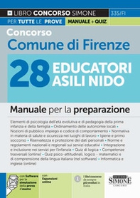 Concorso Comune di Firenze 28 Educatori Asili Nido. Manuale per la preparazione - Librerie.coop