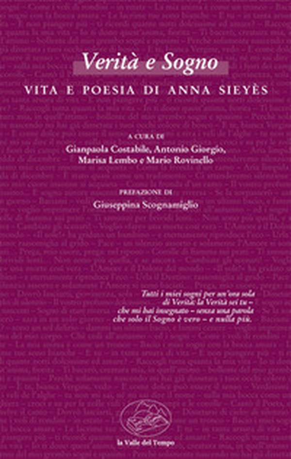 Verità e Sogno. Vita e poesia di Anna Sieyès - Librerie.coop Verità e Sogno. Vita e poesia di Anna Sieyès - Librerie.coop