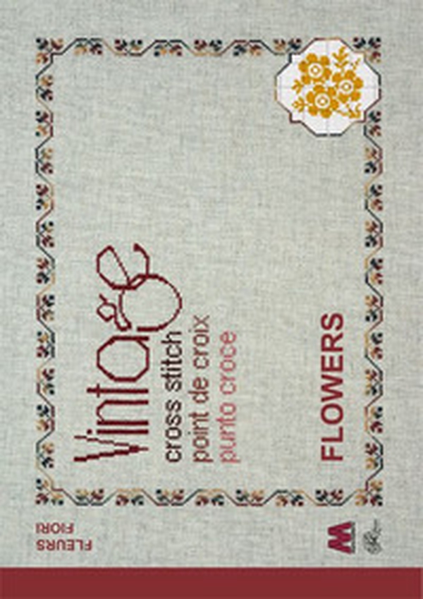Vintage cross stitch. Flowers. Fiori. Ediz. italiana, inglese e francese - Librerie.coop Vintage cross stitch. Flowers. Fiori. Ediz. italiana, inglese e francese - Librerie.coop