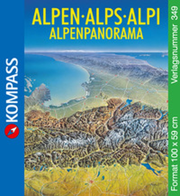 Carta panoramica n. 349. Panorama delle Alpi-Alpenpanorama 1:50.000 - Librerie.coop Carta panoramica n. 349. Panorama delle Alpi-Alpenpanorama 1:50.000 - Librerie.coop