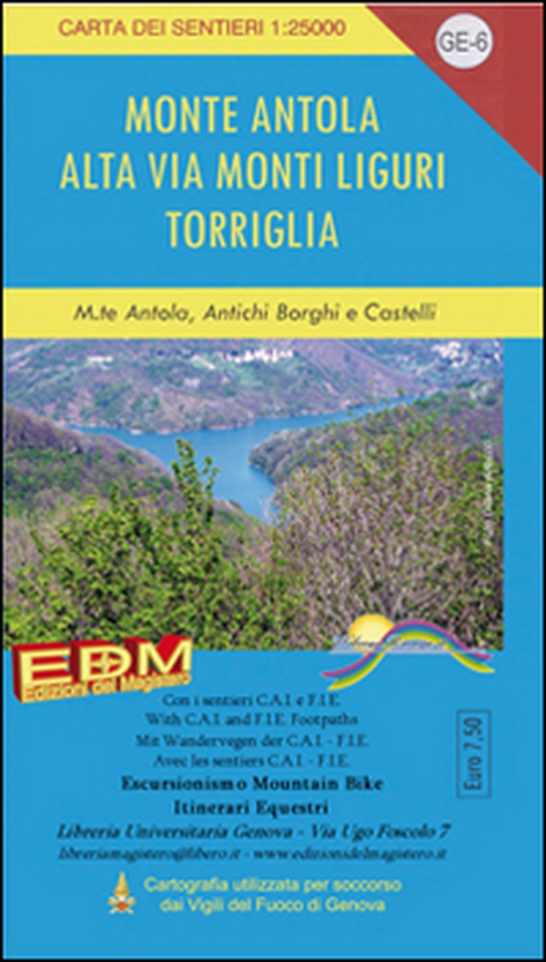 GE 6 Monte Antola, Torriglia, alta via dei monti liguri 1:25.000 - Librerie.coop GE 6 Monte Antola, Torriglia, alta via dei monti liguri 1:25.000 - Librerie.coop