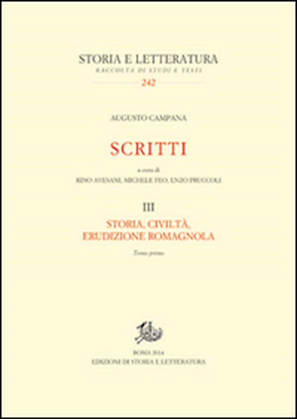 Scritti. Storia, civiltà, erudizione romagnola - Vol. 3 - Librerie.coop Scritti. Storia, civiltà, erudizione romagnola - Vol. 3 - Librerie.coop