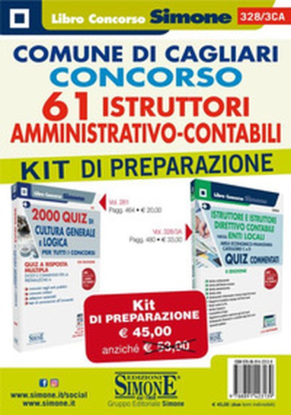 Comune di Cagliari. Concorso 61 istruttori amministrativo-contabili. Kit di preparazione - Librerie.coop Comune di Cagliari. Concorso 61 istruttori amministrativo-contabili. Kit di preparazione - Librerie.coop