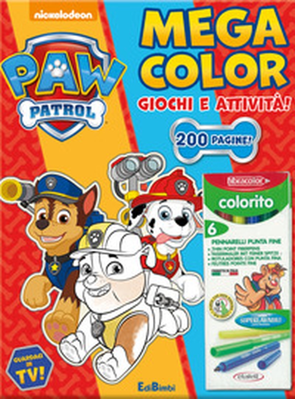 Paw Patrol. Mega color - Librerie.coop Paw Patrol. Mega color - Librerie.coop