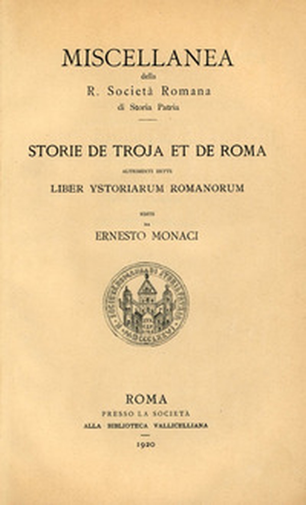 Storie de Troja et de Roma altrimenti dette «Liber Ystoriarum Romanorum» - Librerie.coop Storie de Troja et de Roma altrimenti dette «Liber Ystoriarum Romanorum» - Librerie.coop