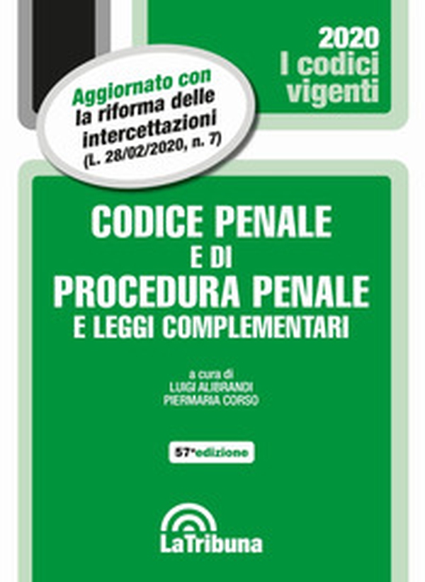 Codice penale e di procedura penale e leggi complementari - Librerie.coop Codice penale e di procedura penale e leggi complementari - Librerie.coop