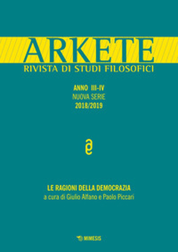 Arkete. Rivista di studi filosofici - Librerie.coop Arkete. Rivista di studi filosofici - Librerie.coop
