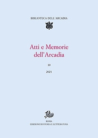 Atti e memorie dell'Arcadia - Librerie.coop
