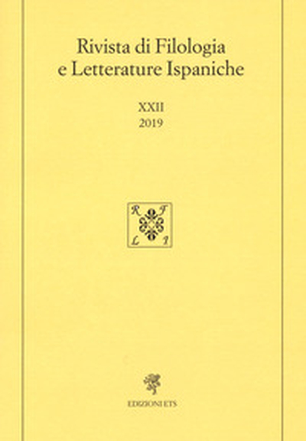 Rivista di filologia e letterature ispaniche - Vol. 22 - Librerie.coop Rivista di filologia e letterature ispaniche - Vol. 22 - Librerie.coop