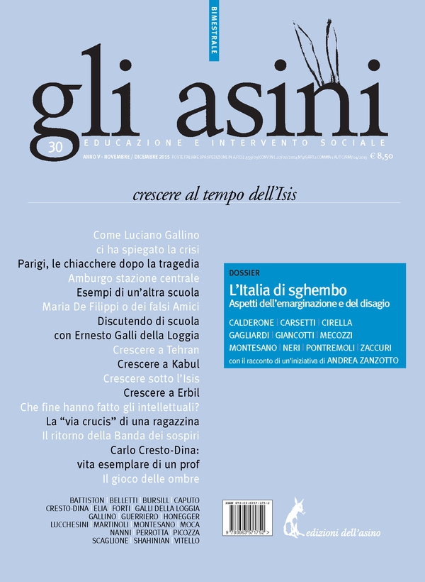 Gli asini n. 30. Rivista di educazione e intervento sociale - Librerie.coop Gli asini n. 30. Rivista di educazione e intervento sociale - Librerie.coop
