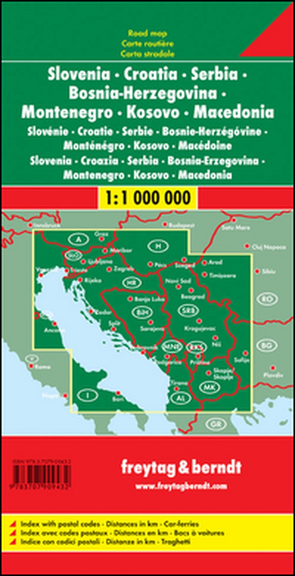 Slovenia-Croazia-Serbia 1:1.000.000 - Librerie.coop Slovenia-Croazia-Serbia 1:1.000.000 - Librerie.coop
