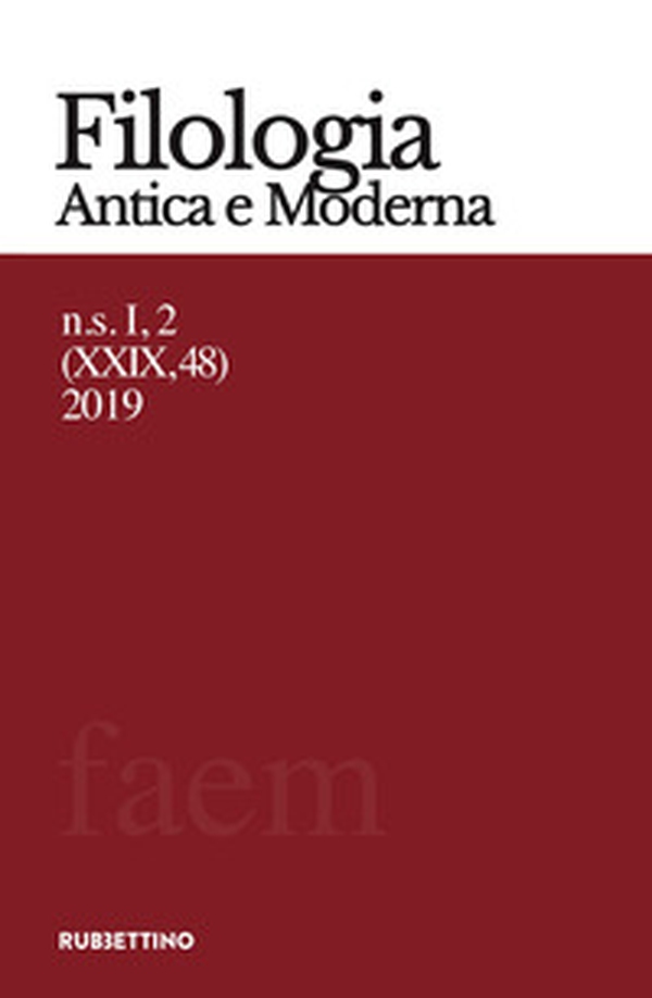 Filologia antica e moderna - Librerie.coop Filologia antica e moderna - Librerie.coop