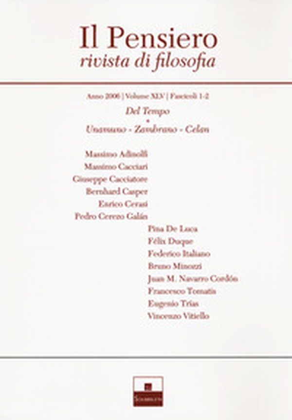 Il pensiero. Rivista di filosofia - Vol. 45 - Librerie.coop Il pensiero. Rivista di filosofia - Vol. 45 - Librerie.coop