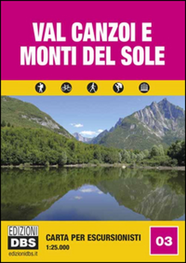 Val Canzoi e monti Del Sole. Carta per escursionisti 1:25.000 - Librerie.coop Val Canzoi e monti Del Sole. Carta per escursionisti 1:25.000 - Librerie.coop
