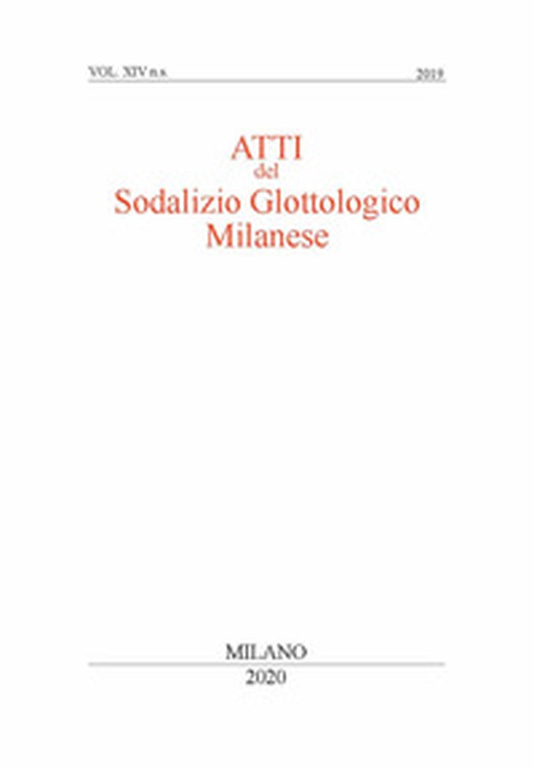 Atti del sodalizio glottologico milanese. Nuova serie - Librerie.coop Atti del sodalizio glottologico milanese. Nuova serie - Librerie.coop