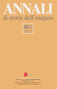 Annali di storia dell'esegesi - Vol. 40\2 - Librerie.coop