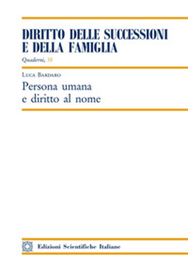 Persona umana e diritto al nome - Librerie.coop Persona umana e diritto al nome - Librerie.coop
