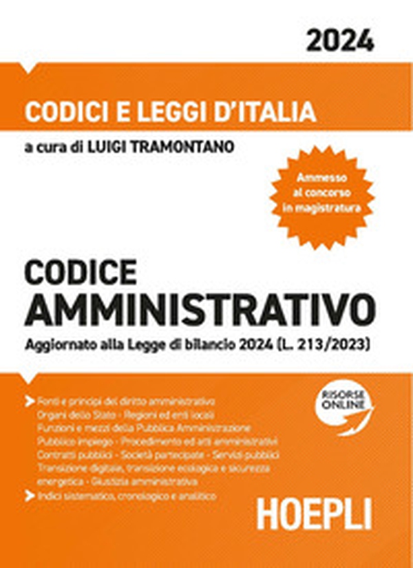 Codice amministrativo 2024 - Librerie.coop Codice amministrativo 2024 - Librerie.coop