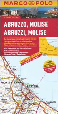 Abruzzo, Molise 1:200.000 - Librerie.coop