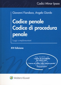 Codice penale. Codice di procedura penale. Leggi complementari - Librerie.coop