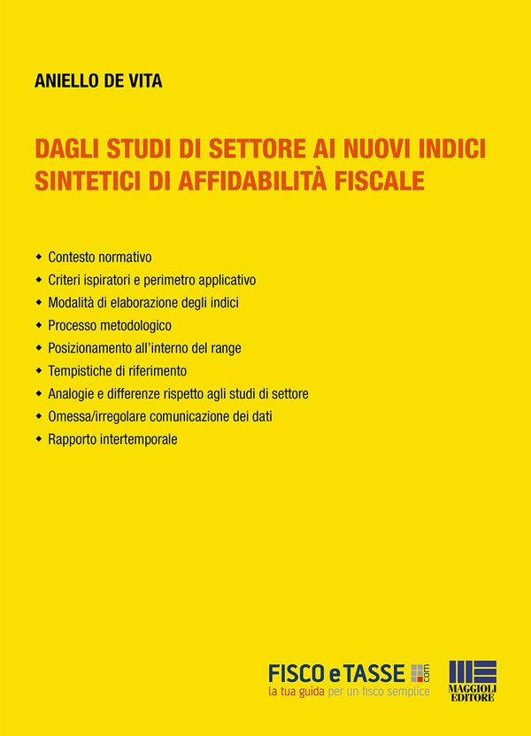 Dagli studi di settore ai nuovi indici sintetici di affidabilità fiscale - Librerie.coop Dagli studi di settore ai nuovi indici sintetici di affidabilità fiscale - Librerie.coop